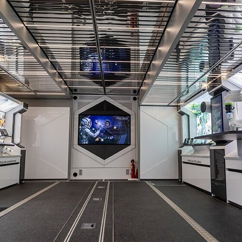 Star Truck von innen