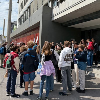 Jugendlich beim Projekttreffen