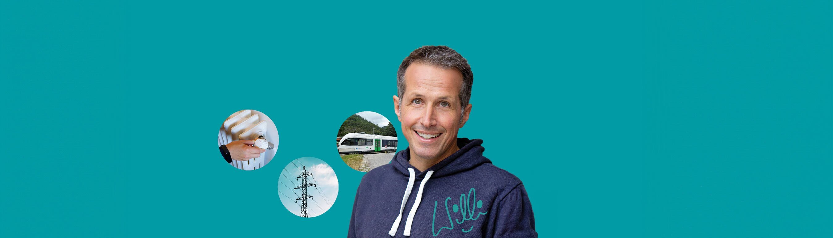 Lächelnder Mann, namens Willi Weitzel von Willi wills wissen. 