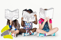 Kinder mit Bücher
